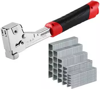 Deuba Monzana Hammertacker Rostfreier Stahl 6-14mm Klammern (105471)