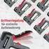 WORKPRO Handtacker-Set Heavy Duty 6-in-1 mit 4000 Klammern, Nägel T20