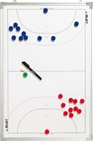 Derbystar Taktiktafel Aluminium Handball 90 x 60 cm - wei&szlig;