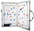 B+D Klappbare Fußball-Magnet-Lehrtafel 30x45 cm