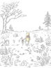 Komar Vliestapete »Winnie the Pooh Walk«, 200x280 cm (Breite x Höhe)
