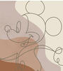 Komar Vliestapete »Mickey Line Drawing«, 250x280 cm (Breite x Höhe)