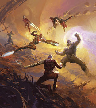 Komar Avengers Epic Battle 250 x 280 cm (IADX5-084)