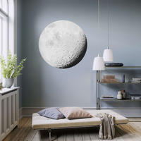 Komar Vliestapete "Vlies selbstklebend - Luna - Gr&ouml;&szlig;e 125 x 125 cm" bedruckt glatt