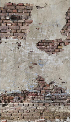Livingwalls The Wall II Industrial Stein Putz Grau 3-tlg. 159 x 280 cm (39235-1)
