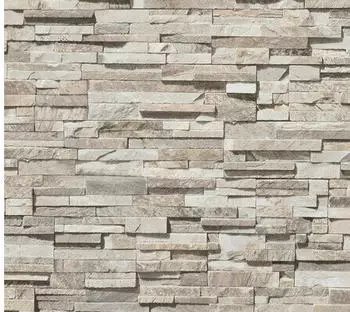 Livingwalls Metropolitan Stories 3 stein-optik beige braun (38816-1)