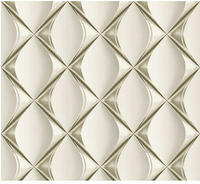living walls Vliestapete "My Home My Spa" 3D-Optik geometrisch metallic leicht