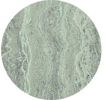 Komar Dots Fototapete rund Green Marble