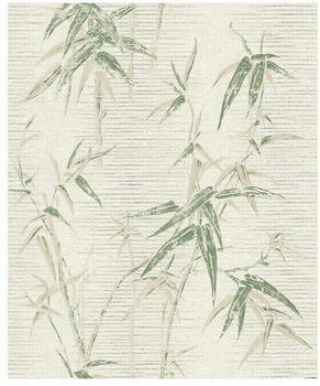 Rasch Tapetenwechsel 2 Bambus Creme-Grün Floral