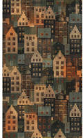 living walls Fototapete "Metropolitan Stories. Travel Styles. Tapete mit...
