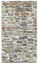 Livingwalls 39251-1 The Wall II Grobe Steinwand Braun Grau 3-tlg. 159 x 280 cm