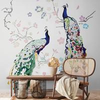living walls Vliestapete "House of Turnowsky Designer Fototapete Pfau"...