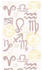 Livingwalls 39199-1 The Wall II Römische Schriftzeichen Gelb 3-tlg. 159 x 280 cm