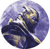 KOMAR Fototapete "Avengers Painting Thanos" Tapeten 125x125 cm (Breite x Höhe), rund
