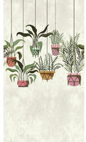living walls Fototapete "The Wall" Motiv botanisch floral glatt Fototapete...
