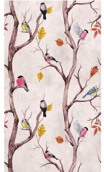 Livingwalls 38230-1 The Wall Vogelmotiv Aquarell 3-tlg. 159 x 280 cm