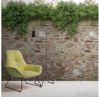 living walls Fototapete "Steinmauer Fototapete" matt glatt Tapete Steinoptik