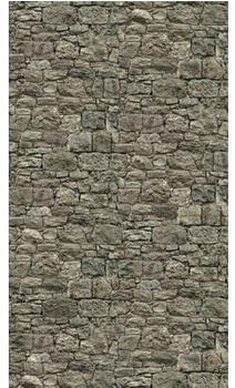 Livingwalls 39317-1 The Wall II Naturstein Grau 3-tlg. 159 x 280 cm