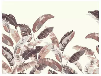Rasch Rasch Florentine III Palmblätter Lila (400 x 300 cm)