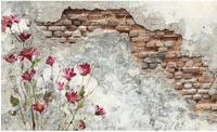 Papermoon Fototapete "Brickwall" glatt