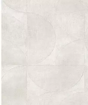 Marburg Tapeten Vintage Deluxe Kreise silber (32824)