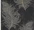 Livingwalls Mata Hari Federn schwarz (38009-4)