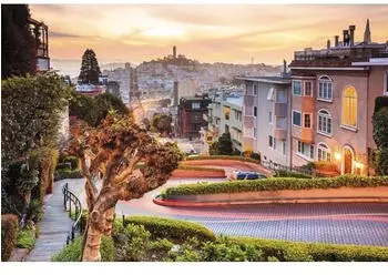 PaperMoon 18367 Lombard Street in San Francisco 7-tlg. 350 x 260 cm