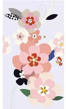 Livingwalls 39208-1 The Wall II Retro Blütenmuster Rosa 3-tlg. 159 x 280 cm
