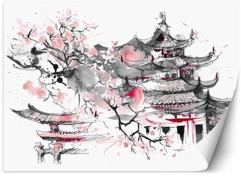 Feeby Fototapete Japanische Pagode 350x245