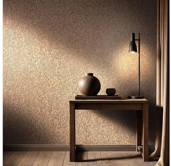 Marburg Tapeten Blossom Touch gepr&auml;gt floral braun gold
