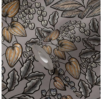 Architects Paper Floral Impression grau/braun/gelb