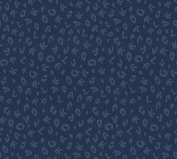 Architects Paper Leopard blau metallic