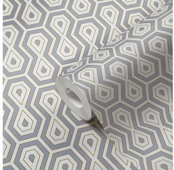 Architects Paper Jungle Chic grau goldfarben/weiß