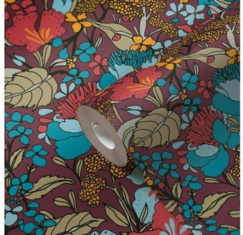 Architects Paper Floral Impression rot/blau/gelb