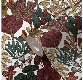 Architects Paper Floral Impression rot/beige/braun