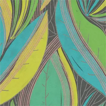 Livingwalls Metropolitan Stories Hot Spots Floral Bunt-Gelb-Türkis Floral 10,05 x 0,53 m