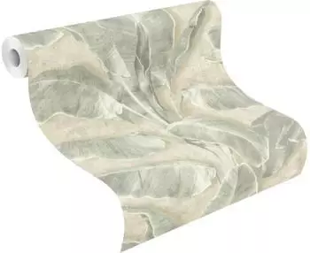 Rasch Cuba Blatt Gr&uuml;n Floral 6 x 0,53 m