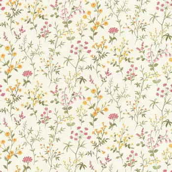 Rasch Daisy Blume Wei&szlig;/Gr&uuml;n Floral 6 x 0,53 m