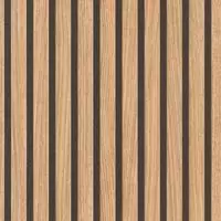 Rasch Papiertapete "Papiertapete mit Holzpaneelen in Braun" Holz glatt