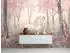 Wallarena Vlies Kinderzimmer 150x105 cm Einhorn Fototapeten für Kinder Mädchen Kinderzimmertapete rosa Blumen Fantasy (15697VX3)