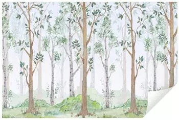 Wallarena Mehrfarbig Papier Baum/Pflanze/Natur Rechteckig 250x175 cm FSC 100% & Wandverkleidungen Fototapeten (800000803834)