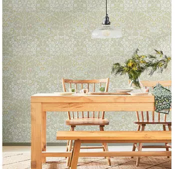 William Morris at Home Graham & Brown Gr&uuml;n Papier Kunststoff Floral Baum/Pflanze/Natur Rechteckig 52x1000 cm FSC Mix & Wandverkleidungen Vliestapeten (800000886809)