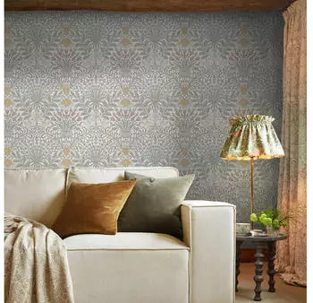 William Morris at Home Graham & Brown Gr&uuml;n Papier Kunststoff Baum/Pflanze/Natur Tiere Rechteckig 52x1000 cm FSC Mix & Wandverkleidungen Vliestapeten (800001261760)