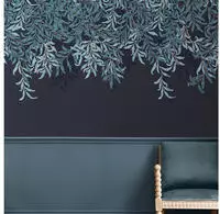WILLIAM MORRIS AT HOME Vliestapete "Willow Bough Navy" Retro glatt 10mx52cm...