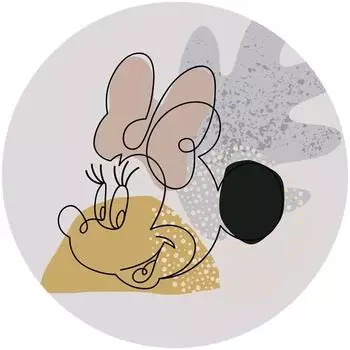 Disney 125 125 Minnie Line Art (DD1-042)