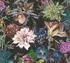 Livingwalls Dream Flowery Vliestapete Blumen schwarz, grün, lila (38175-7)