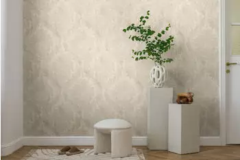 Livingwalls Vliestapete Barock Ornament-Muster beige/creme (790495)