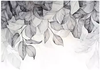 Wallarena Grau Papier Baum/Pflanze/Natur Rechteckig 350x250 cm FSC 100% & Wandverkleidungen Fototapeten (800001042212)