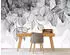Wallarena Grau Papier Baum/Pflanze/Natur Rechteckig 350x250 cm FSC 100% & Wandverkleidungen Fototapeten (800001042212)