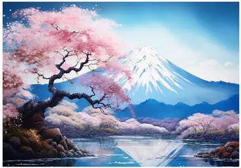 Wallarena Mehrfarbig Papier Baum/Pflanze/Natur Rechteckig 250x175 cm FSC 100% & Wandverkleidungen Fototapeten (800001020160)